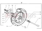 gilera Runner 200 VXR 4T első kerék