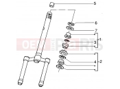 gilera Runner 200 VXR 4T Steering bearing ball tracks