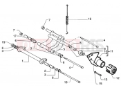 gilera Runner 200 VXR 4T motorfelfüggesztés