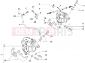 gilera 2006 Runner 50 Pure Jet SC Brakes pipes - Calipers
