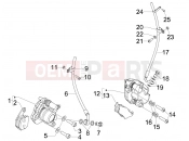 gilera 2008 Runner 50 ST Pure Jet Brakes pipes - Calipers