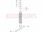 gilera 2008 Runner 50 ST Pure Jet Rear suspension - Shock absorber/s