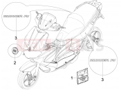 GILERA Runner 50 ST Pure Jet Plates - Emblems