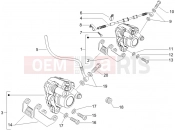 gilera 2006 Runner 50 Pure Jet Brakes pipes - Calipers