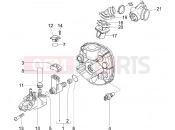 gilera 2006 Runner 50 Pure Jet Throttle body - Injector - Induction joint