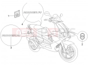 gilera 2007 Runner 50 Pure Jet Plates - Emblems