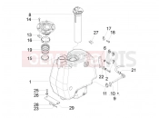 gilera 2011 Runner 50 Pure Jet Benzin tank