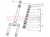 gilera Runner 50 Purejet Steering bearing ball tracks