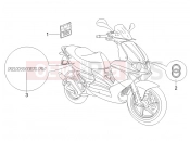 gilera 2006 Runner 50 Race Pure Jet Plates - Emblems