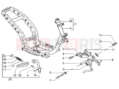 gilera Runner 50 SP chasis-central stand