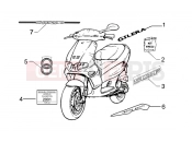 gilera Runner 50 SP emblems