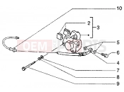 gilera Runner 50 SP front brake piping-front brake caliper