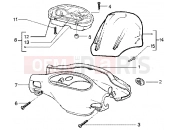 gilera Runner 50 SP speedometers kms-handlebar covers
