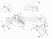 gilera 2013 Runner 50 SP kerékdob - sárvédő