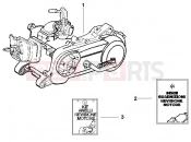 gilera 2018 Runner 50 SP Engine, assembly