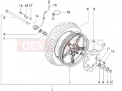 gilera 2006 Runner 50 SP Front wheel