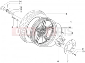 GILERA Runner 50 SP Rear wheel