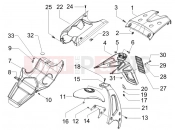 gilera 2008 Runner 50 SP Rear cover - Splash guard