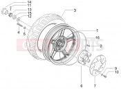 GILERA Runner 50 SP Rear wheel
