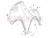 gilera 2010 Runner 125 ST 4T Front glove-box - Knee-guard panel