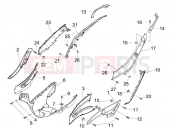 gilera 2011 Runner 125 ST 4T Side cover - Spoiler