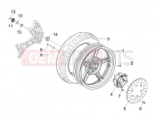 gilera 2014 Runner 125 ST 4T hátsó kerék
