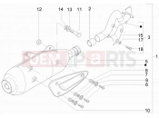 gilera 2008 Runner 200 ST 4T kipufogó