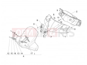 gilera 2010 Runner 200 ST 4T kormány burkolat
