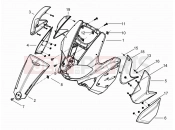 gilera 2011 Runner 200 ST 4T Front shield