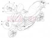 gilera 2012 Runner 200 ST 4T kezelőszervek - akkumulátor