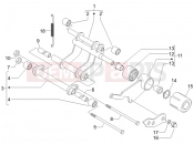 gilera 2005 Runner 125 VX 4T Swinging arm