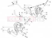 gilera 2006 Runner 125 VX 4T Brakes pipes - Calipers