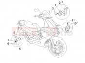 gilera 2005 Runner 125 Race VX 4T Remote control switches - Battery - Horn