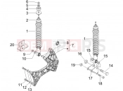 gilera 2006 Runner 125 Race VX 4T Rear suspension - Shock absorber/s