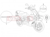 gilera 2006 Runner 200 VXR 4T Plates - Emblems