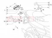 gilera 2005 Runner 200 VXR 4T (ZAPM464) hátsó lámpa - irányjelző