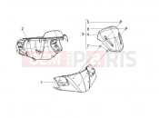 gilera 2006 Runner 200 VXR 4T (ZAPM464) Handlebars coverages