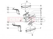 GILERA Runner 200 Race VXR 4T Central cover - Footrests