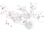 GILERA Runner 200 Race VXR 4T Remote control switches - Battery - Horn