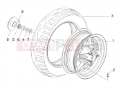 GILERA Stalker 50 Rear wheel