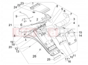 gilera 2010 Stalker 50 Rear cover - Splash guard