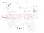 gilera 2010 Stalker 50 kezelőszervek - akkumulátor