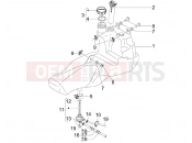 gilera 2012 Stalker 50 Benzin tank