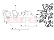 GILERA Stalker 50 Naked Cylinder-piston-wrist pin unit