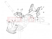 gilera 2009 Stalker 50 Naked kormány burkolat