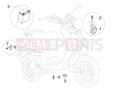 gilera 2009 Stalker 50 Naked Remote control switches - Battery - Horn