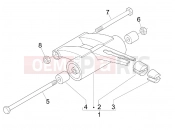 gilera 2009 Stalker 50 Naked Swinging arm