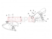 gilera 2009 Stalker 50 Naked Wheel huosing - Mudguard