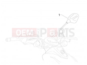 gilera 2010 Stalker 50 Naked Driving mirror/s