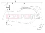gilera 2008 Stalker 50 Special Edition Saddle/seats